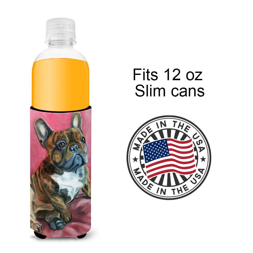 French Bulldog Snuggle  Ultra Beverage Insulators for slim cans 7379MUK  the-store.com.