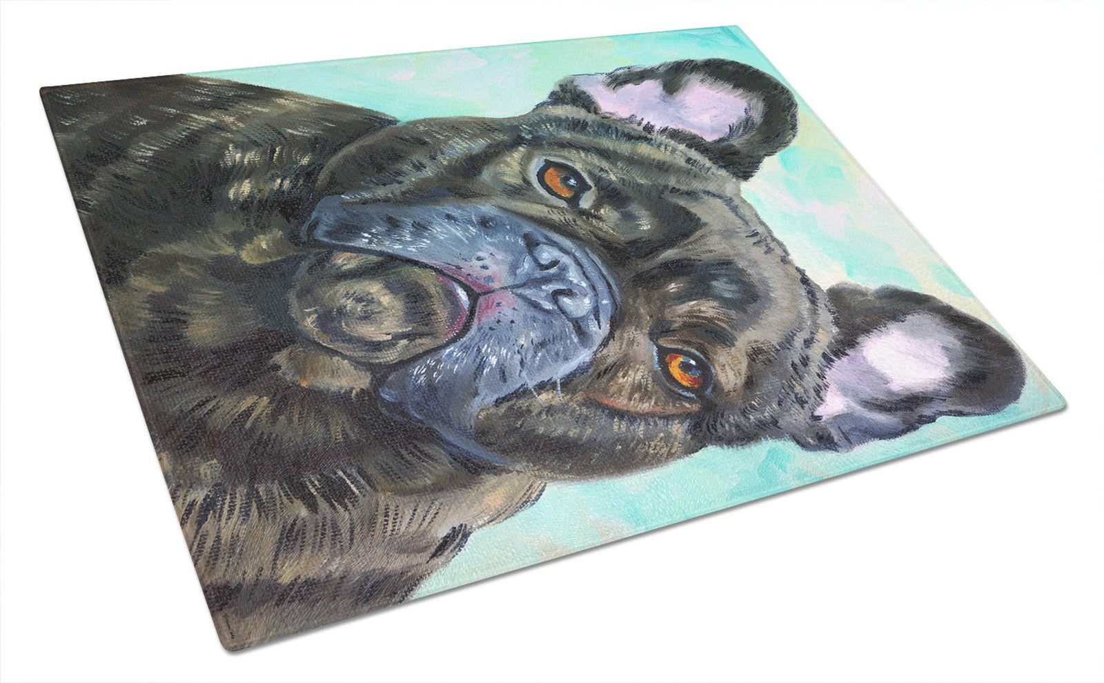 French Bulldog Lookin at You Glass Cutting Board Large 7380LCB by Caroline's Treasures