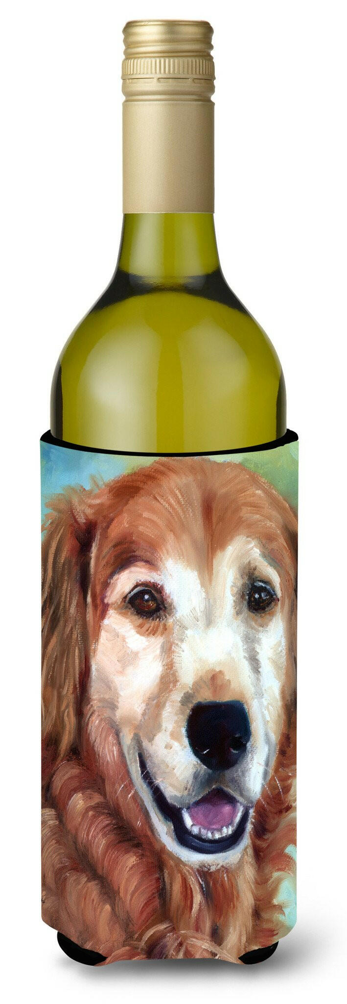 Golden Retriver Good Boy Wine Bottle Beverage Insulator Hugger 7383LITERK by Caroline&#39;s Treasures