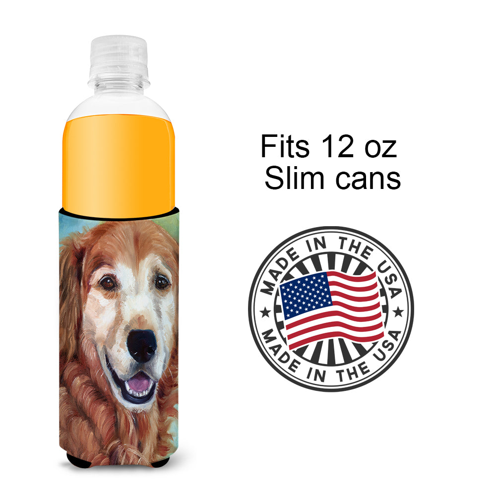 Golden Retriver Good Boy  Ultra Beverage Insulators for slim cans 7383MUK