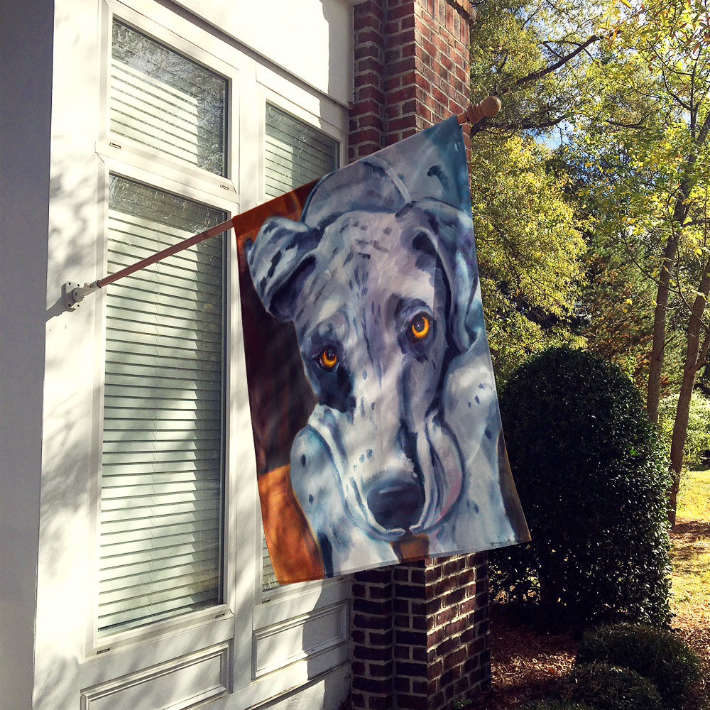 Great Dane Waiting Patiently Flag Canvas House Size 7385CHF  the-store.com.