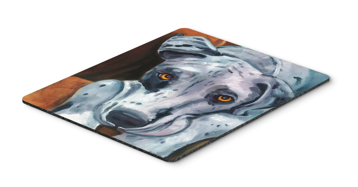 Great Dane Waiting Patiently Mouse Pad, Hot Pad or Trivet 7385MP by Caroline&#39;s Treasures
