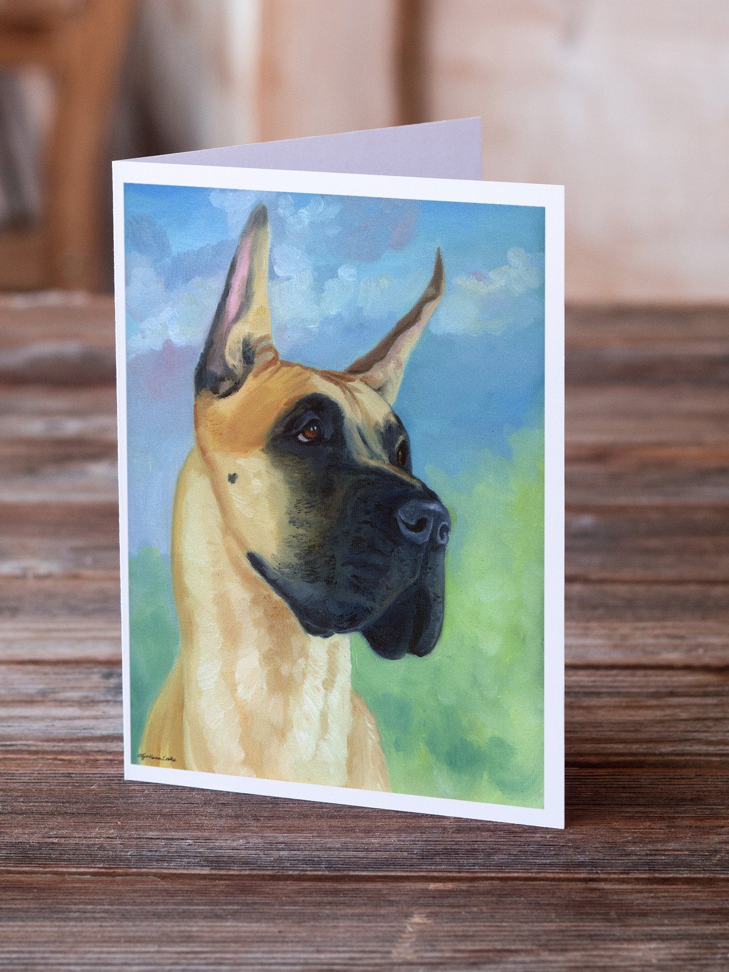 Buy this Great Dane Apollo the Great Greeting Cards and Envelopes Pack of 8