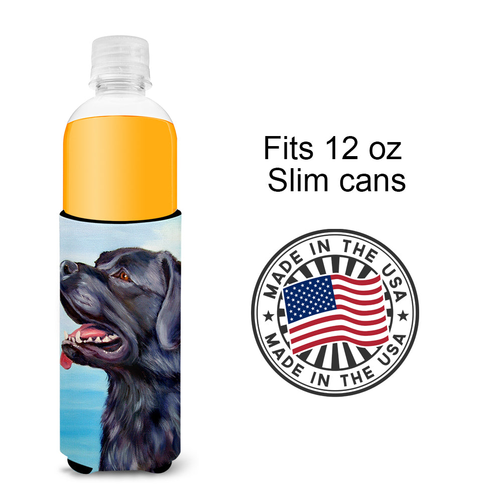 Noir Labrador Retriever Michelob Ultra Beverage Isolateurs pour canettes minces 7389MUK