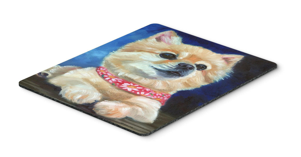 Fancy Bandana Pomeranian Puppy Mouse Pad, Hot Pad or Trivet 7392MP by Caroline&#39;s Treasures