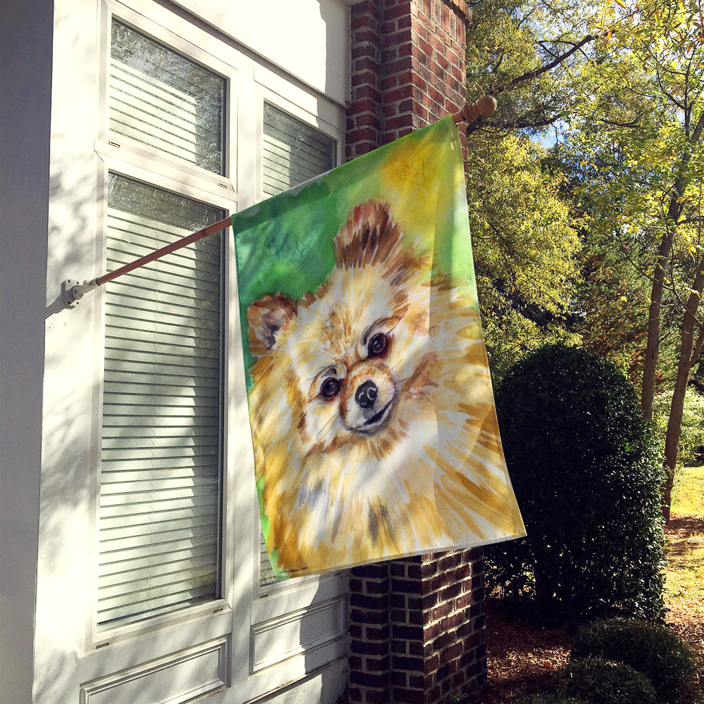 Pomeranian Sissy Flag Canvas House Size 7393CHF