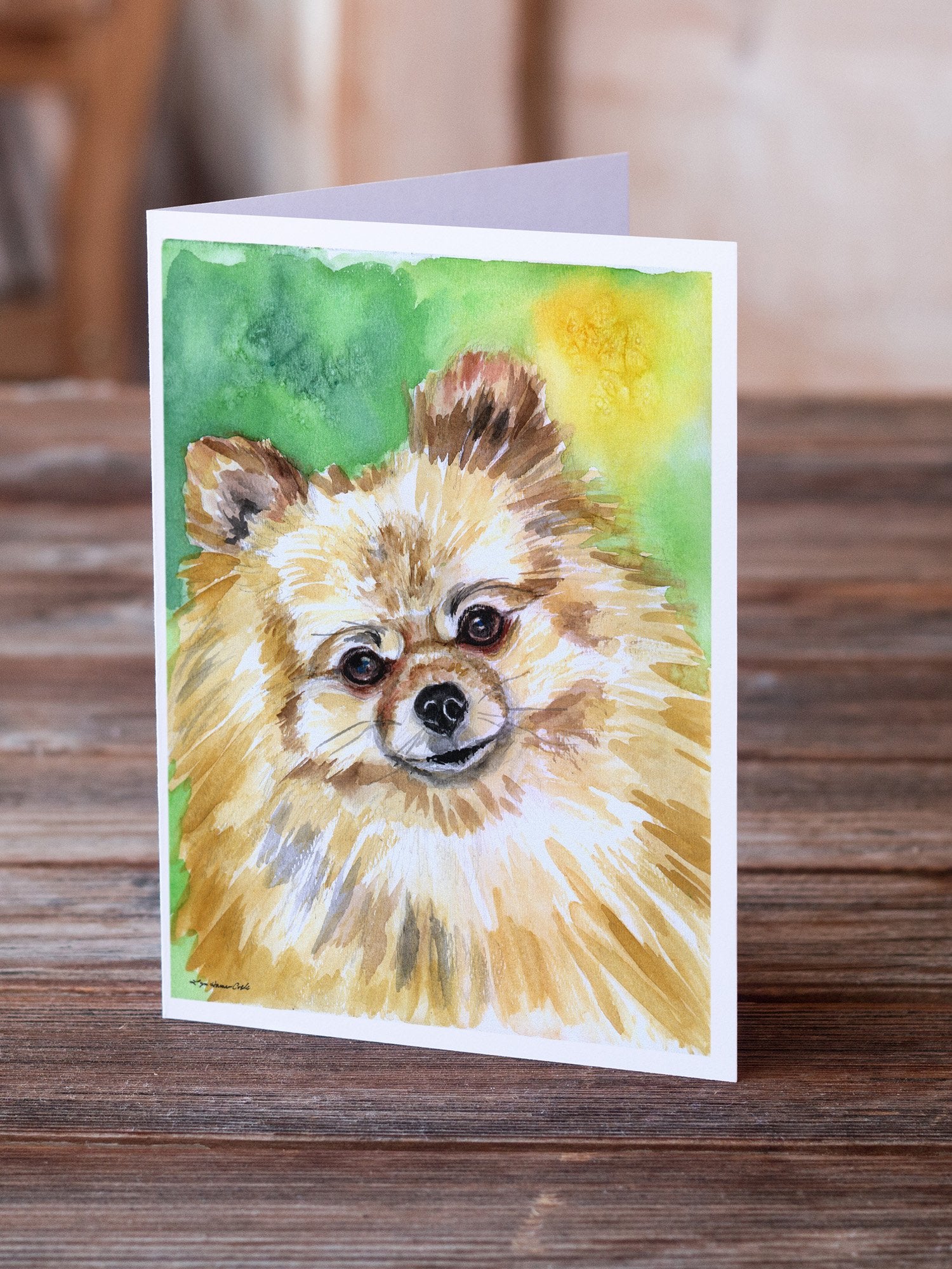 Pomeranian Sissy Greeting Cards and Envelopes Pack of 8 - the-store.com