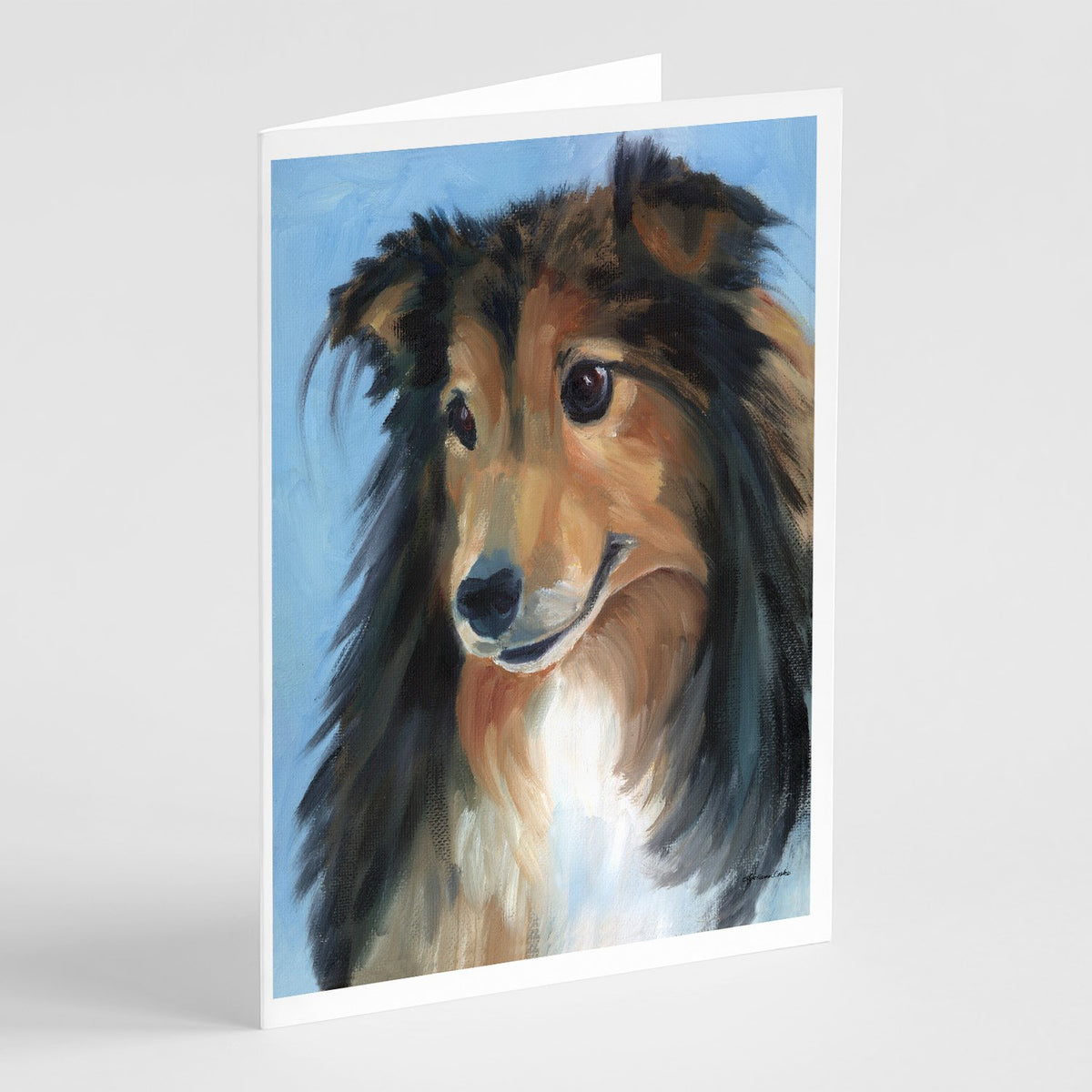 Buy this Sheltie Good Boy Greeting Cards and Envelopes Pack of 8