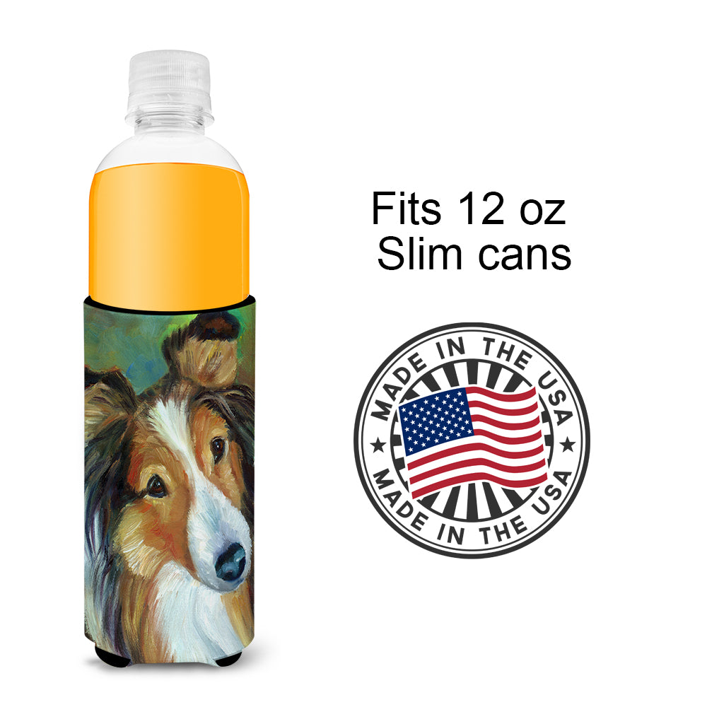 Sheltie Curiosity  Ultra Beverage Insulators for slim cans 7396MUK  the-store.com.