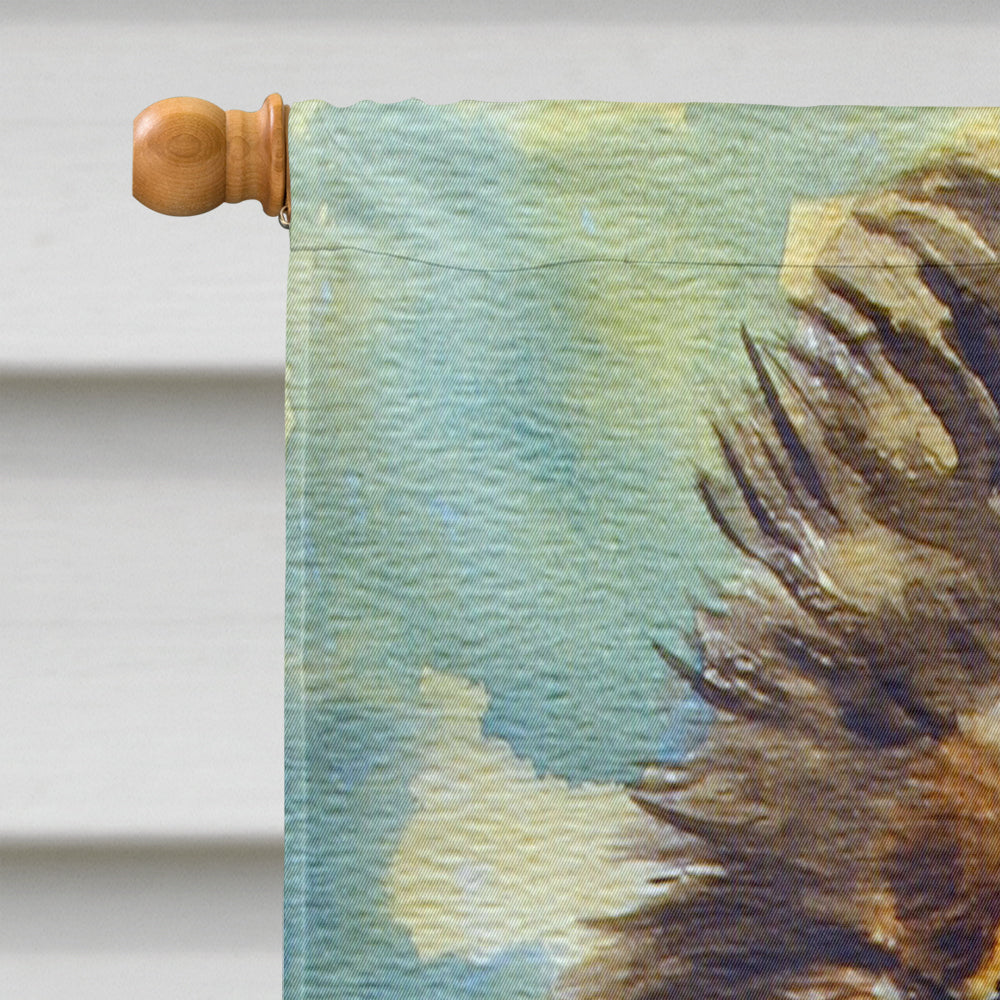 Sheltie Toby Flag Canvas House Size 7397CHF  the-store.com.