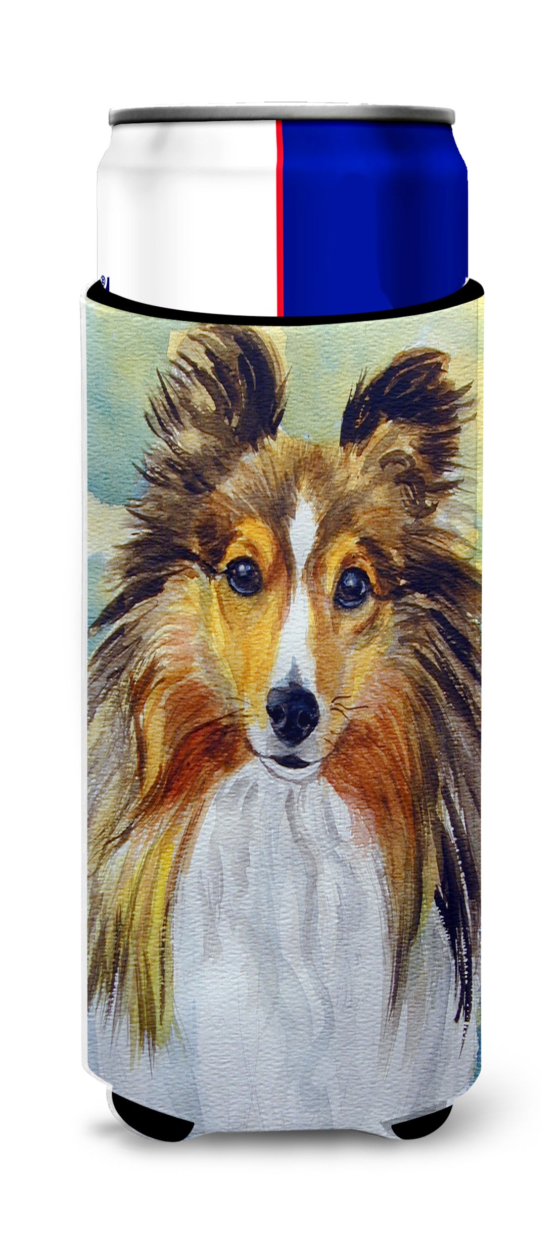 Sheltie Toby  Ultra Beverage Insulators for slim cans 7397MUK  the-store.com.