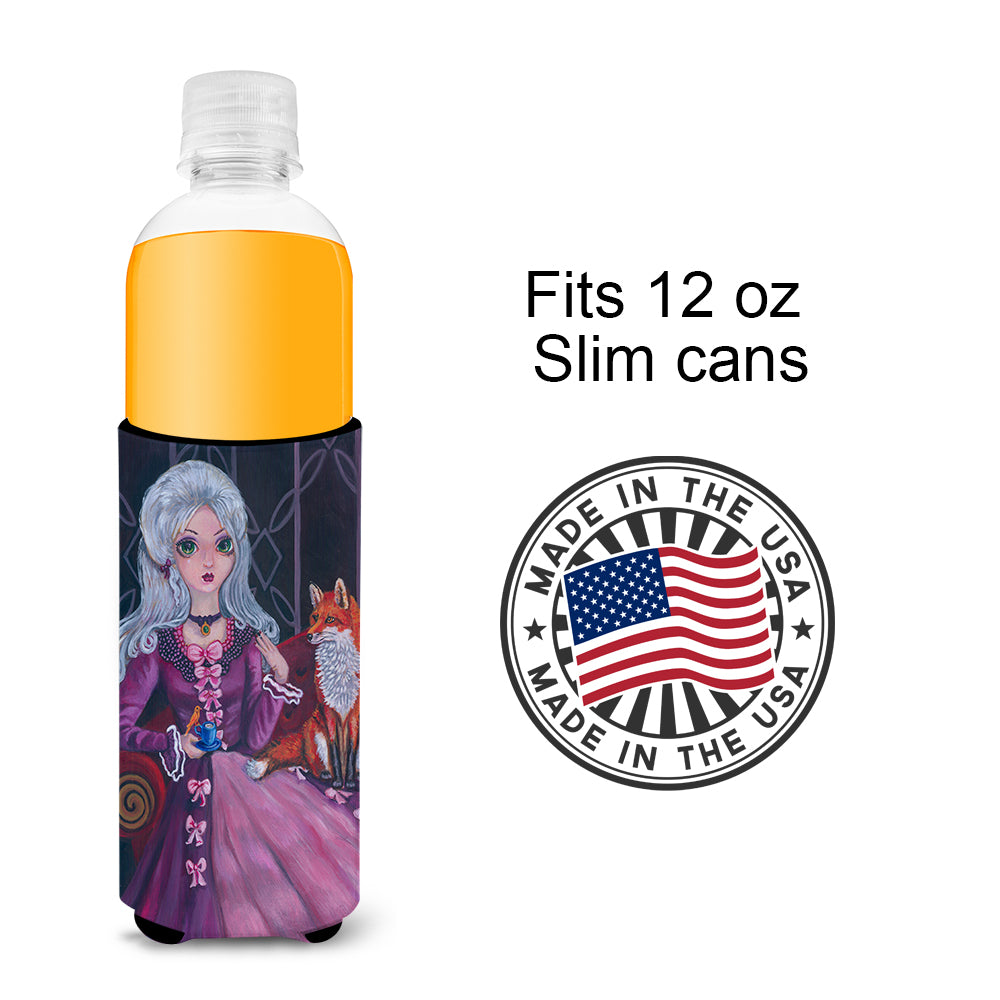 Tea Time Fox  Ultra Beverage Insulators for slim cans 7398MUK