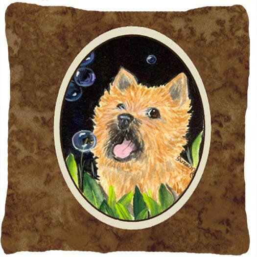 Cairn Terrier Decorative   Canvas Fabric Pillow by Caroline's Treasures