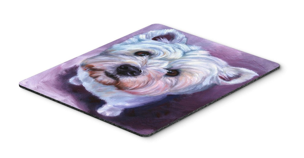 Whatsup Westie Mouse Pad, Hot Pad or Trivet 7400MP by Caroline&#39;s Treasures
