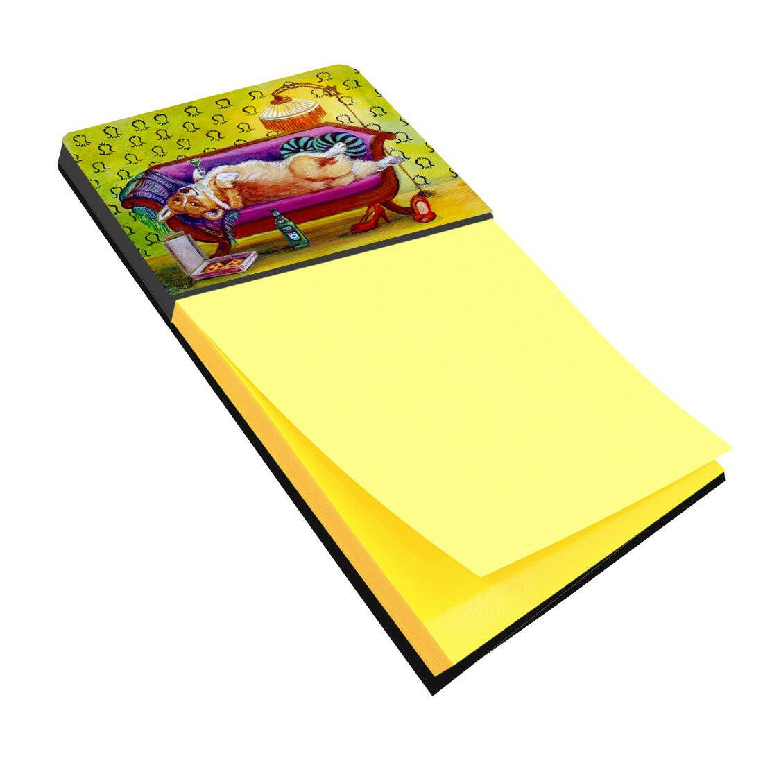 Corgi Home Alone Sticky Note Holder 7406SN by Caroline&#39;s Treasures