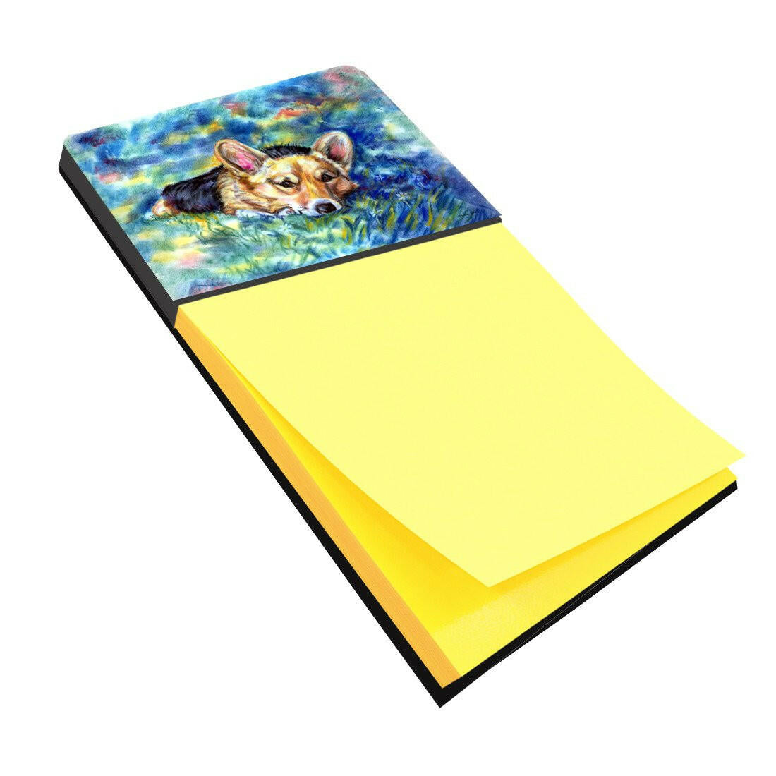 Corgi Tuckered Out Sticky Note Holder 7409SN by Caroline&#39;s Treasures