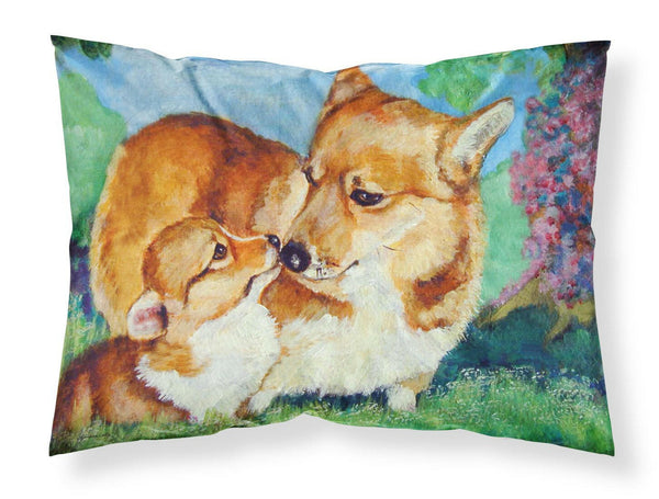Corgi Momma's Love Fabric Standard Pillowcase 7412PILLOWCASE by Caroline's Treasures