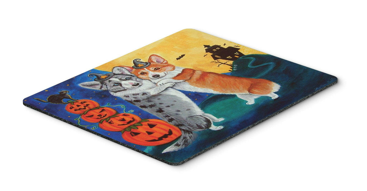 Corgi Halloween Scare Mouse Pad, Hot Pad or Trivet 7413MP by Caroline&#39;s Treasures