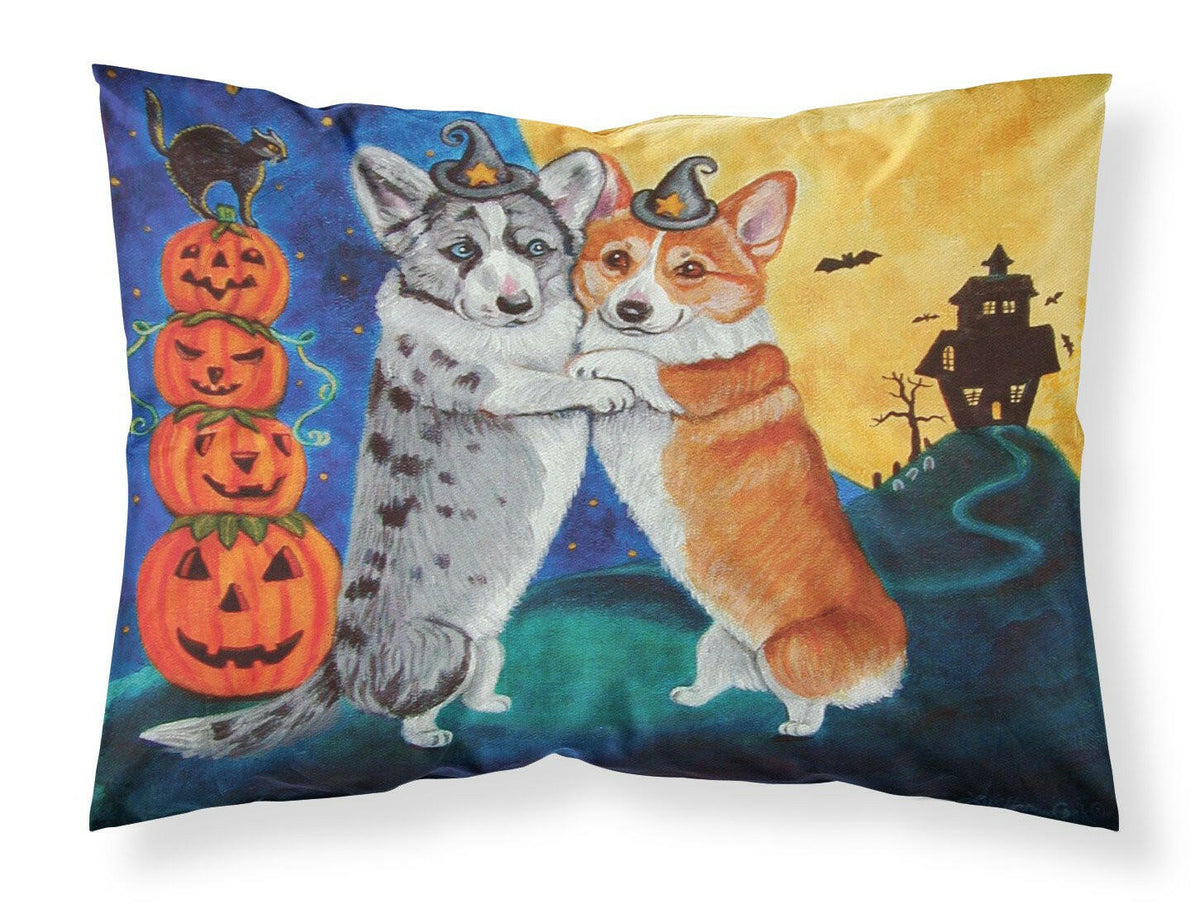 Corgi Halloween Scare Fabric Standard Pillowcase 7413PILLOWCASE by Caroline&#39;s Treasures