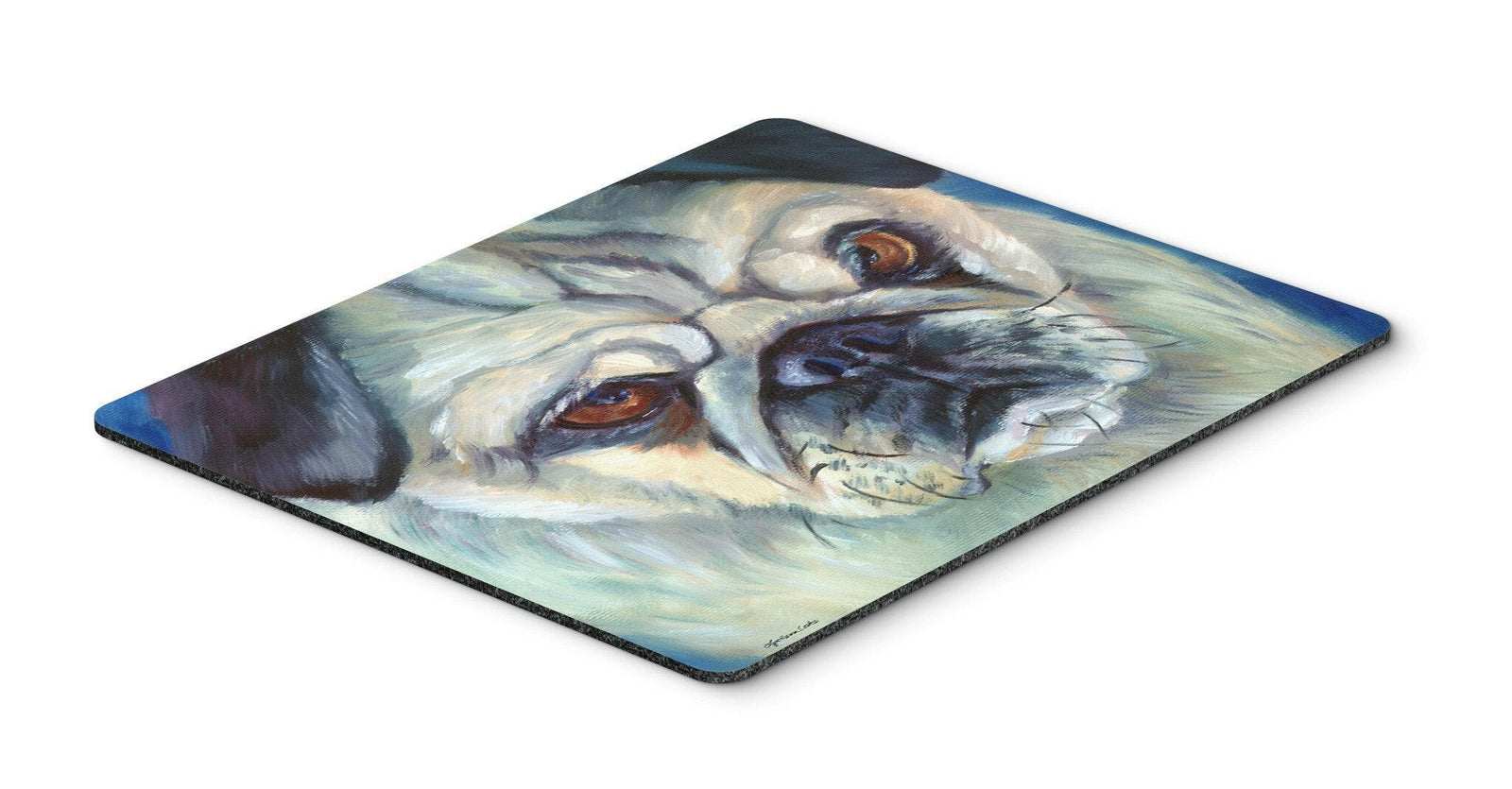 Pug in Thought Mouse Pad, Hot Pad or Trivet 7422MP by Caroline's Treasures