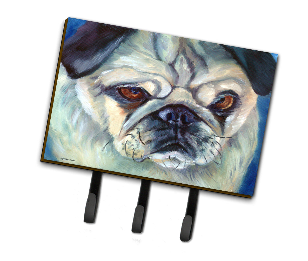 Pug in Thought Leash or Key Holder 7422TH68
