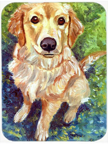 Golden Retriever Patience Mouse Pad, Hot Pad or Trivet 7428MP by Caroline&#39;s Treasures