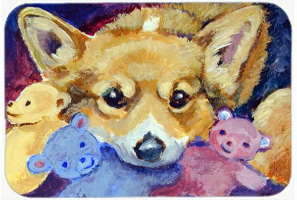 Corgi with all the toys Mouse Pad, Hot Pad or Trivet 7431MP by Caroline's Treasures