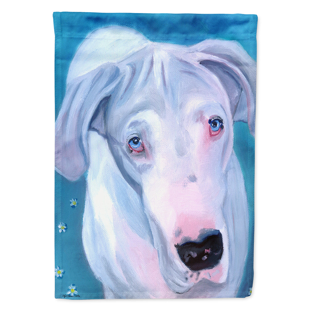 White Great Dane Flag Canvas House Size 7440CHF  the-store.com.