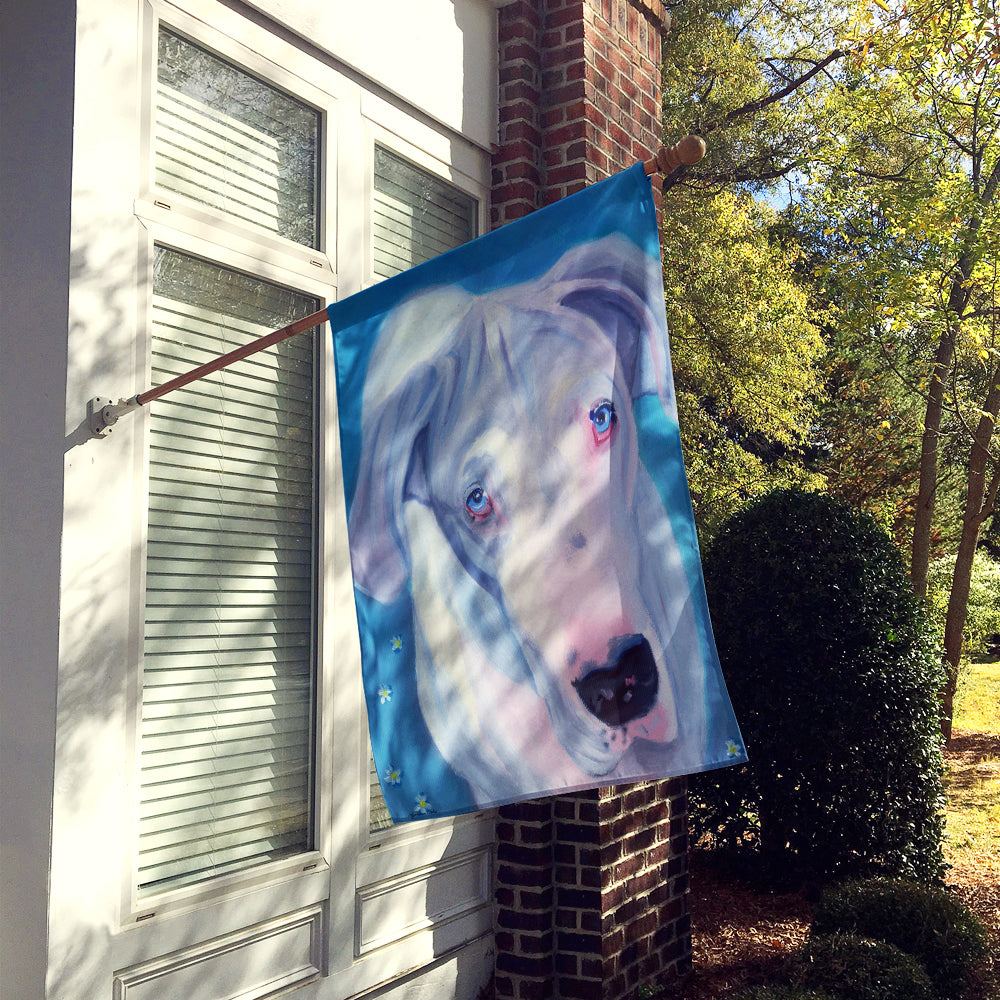 White Great Dane Flag Canvas House Size 7440CHF  the-store.com.