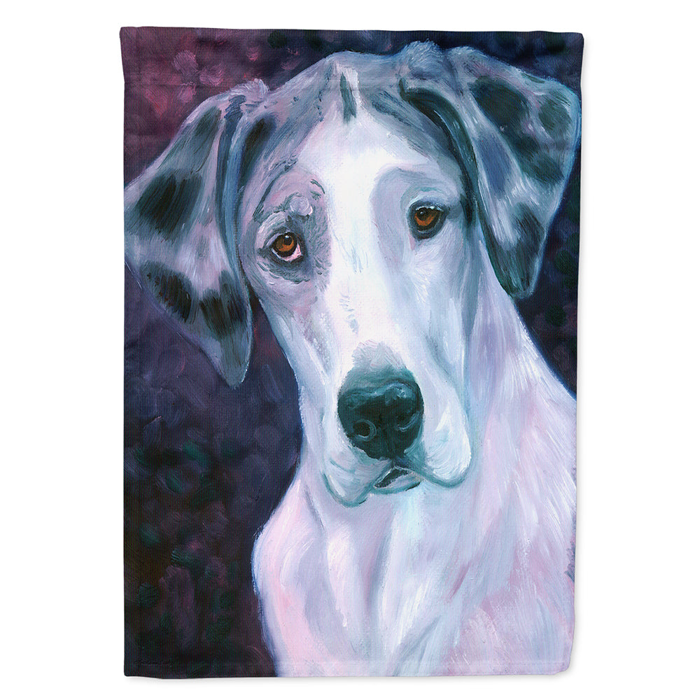 Curious Great Dane Flag Canvas House Size 7441CHF