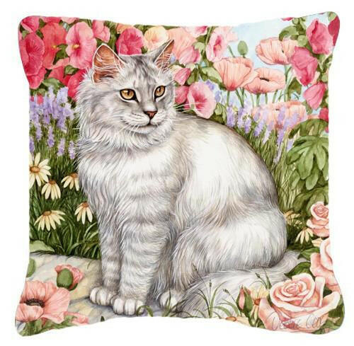 Cats Just Looking in the fish bowl Canvas Decorative Pillow CDCO0244PW1414 - the-store.com