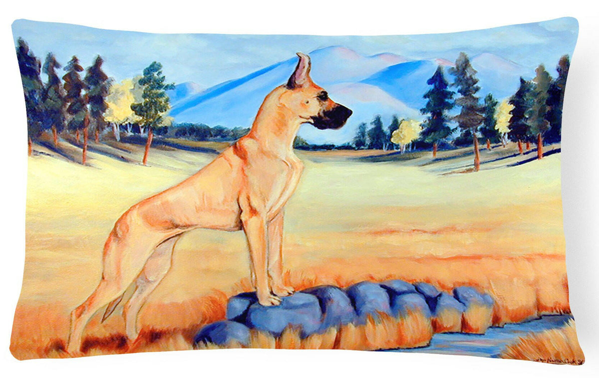 Great Dane Decorative   Canvas Fabric Pillow by Caroline&#39;s Treasures