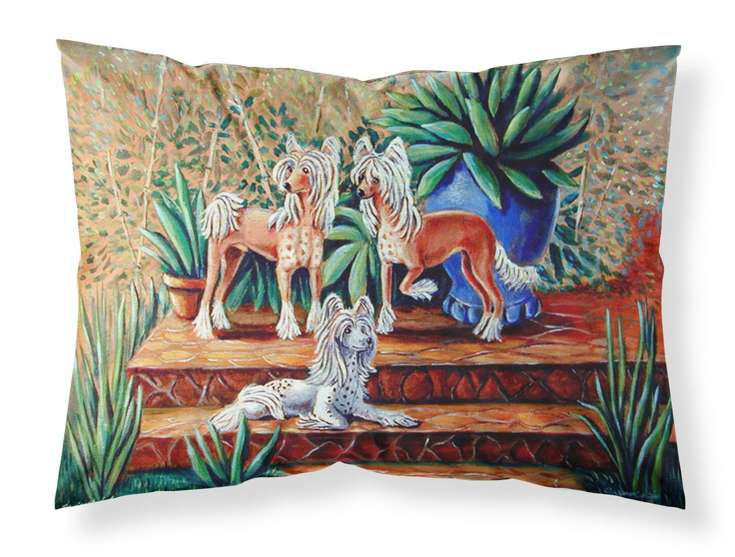 Chinese Crested  Moisture wicking Fabric standard pillowcase by Caroline's Treasures