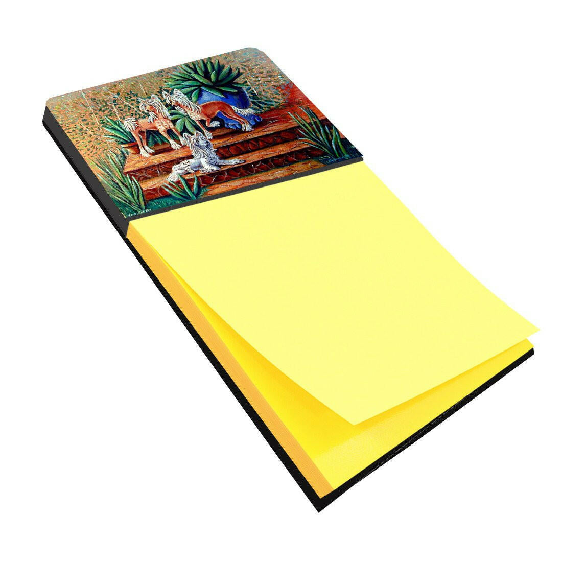 Chinese Crested  Refiillable Sticky Note Holder or Postit Note Dispenser 7505SN by Caroline's Treasures