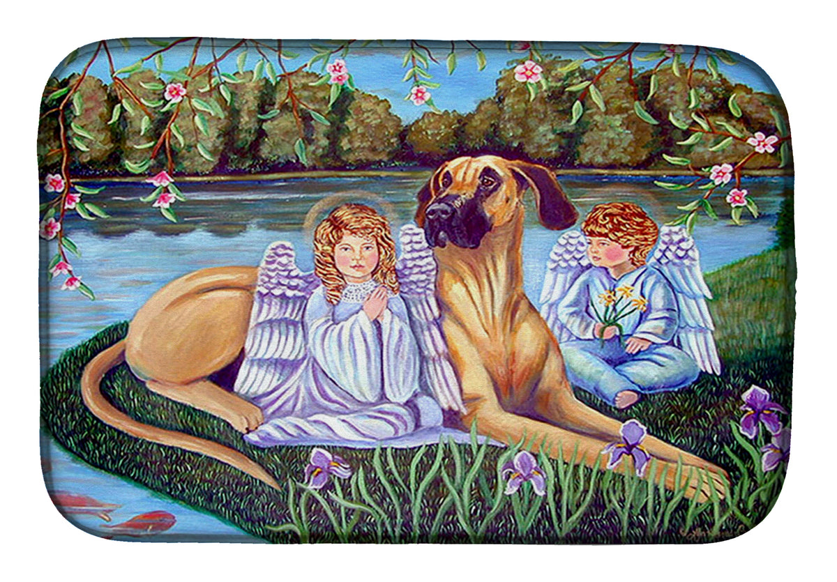Angels with Great Dane Dish Drying Mat 7507DDM  the-store.com.