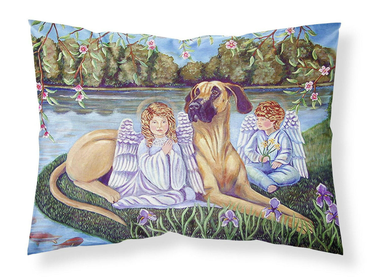 Angels with  Great Dane Moisture wicking Fabric standard pillowcase by Caroline&#39;s Treasures