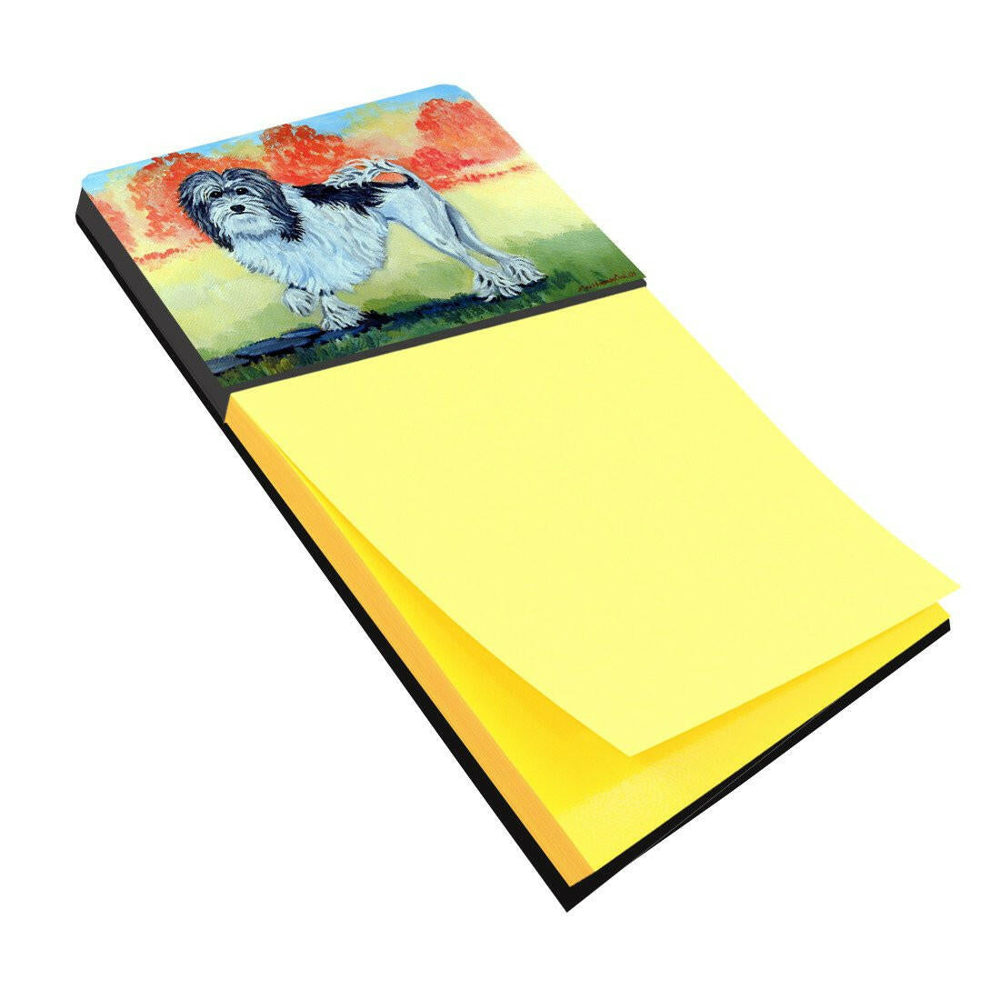 Lowchen Refiillable Sticky Note Holder or Postit Note Dispenser 7510SN by Caroline's Treasures