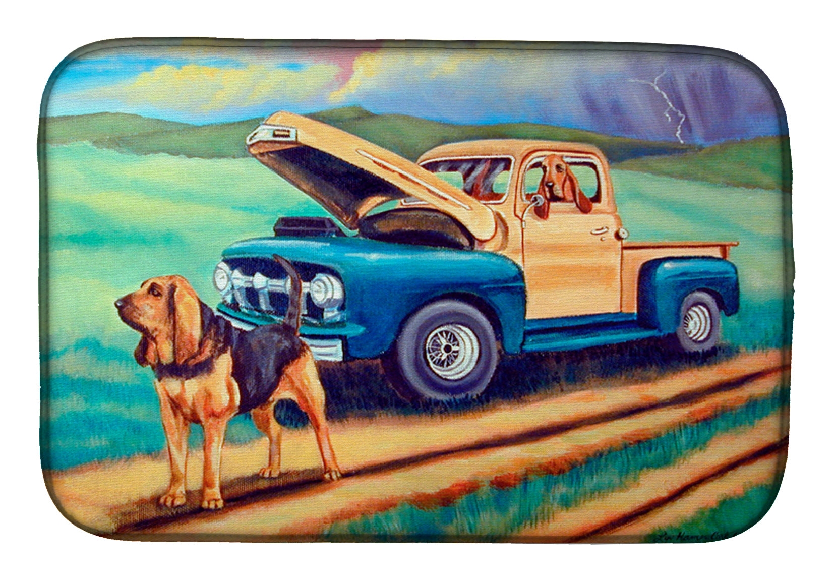 Bloodhound Dish Drying Mat 7513DDM  the-store.com.