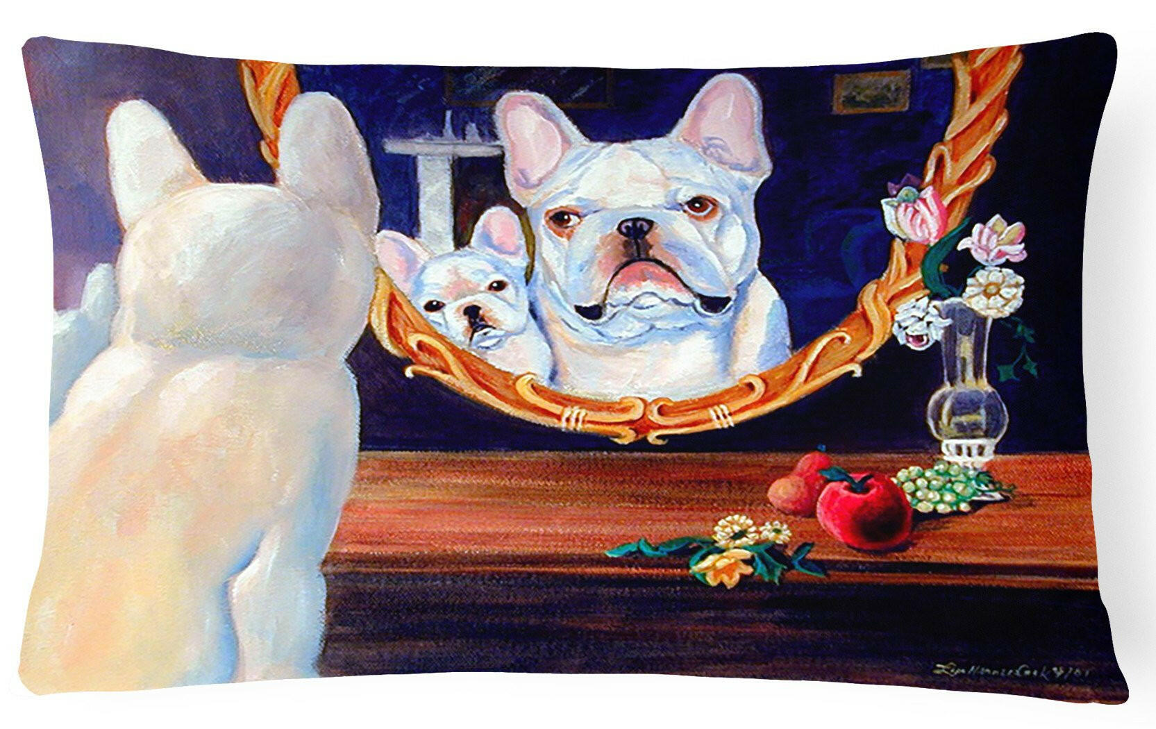 French Bulldog Decorative   Canvas Fabric Pillow by Caroline's Treasures
