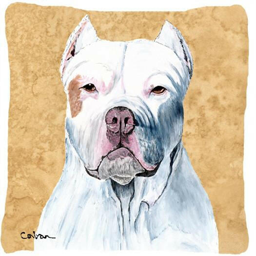 Pit Bull Decorative   Canvas Fabric Pillow by Caroline's Treasures