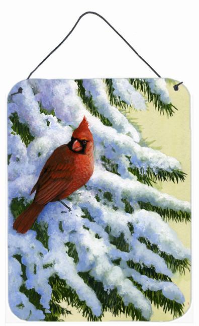 Red Cardinal by Daphne Baxter Wall or Door Hanging Prints BDBA0415DS1216 by Caroline&#39;s Treasures