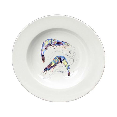 Shrimp  Ceramic - Bowl Round 8.25 inch 8323-SBW by Caroline's Treasures