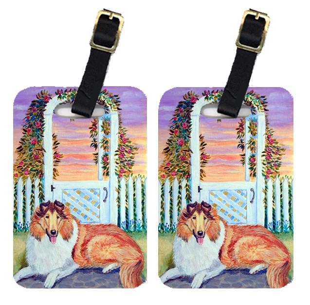 Pair of 2 Collie Luggage Tags by Caroline&#39;s Treasures