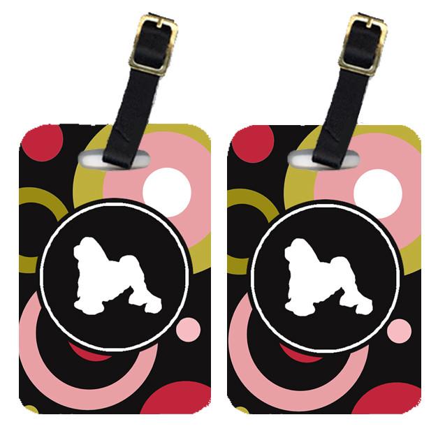Pair of 2 Lowchen Luggage Tags by Caroline&#39;s Treasures