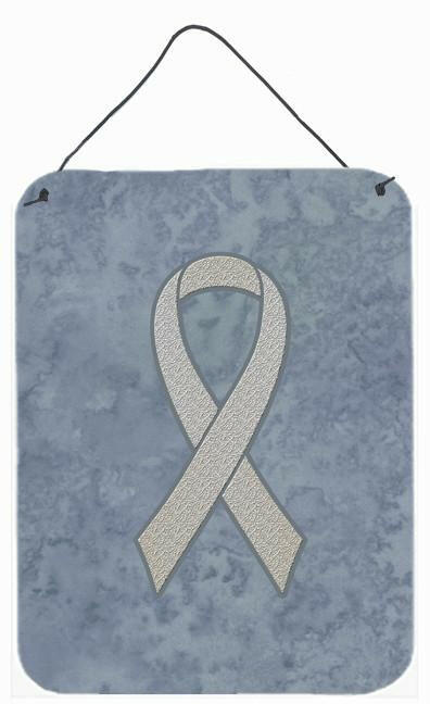 Clear Ribbon for Lung Cancer Awareness Wall or Door Hanging Prints AN1210DS1216 by Caroline's Treasures