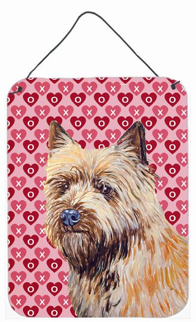 Cairn Terrier Hearts Love and Valentine&#39;s Day Wall or Door Hanging Prints by Caroline&#39;s Treasures
