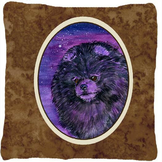 Starry Night Pomeranian Decorative   Canvas Fabric Pillow by Caroline's Treasures