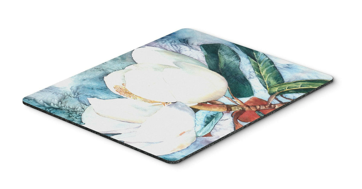 Flower - Magnolia Mouse pad, hot pad, or trivet by Caroline&#39;s Treasures