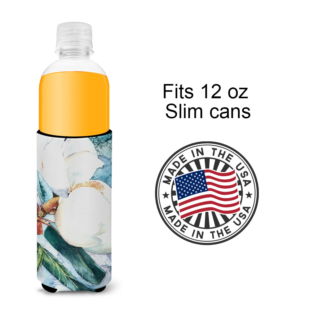 Flower - Magnolia Ultra Beverage Insulators for slim cans 8001MUK.