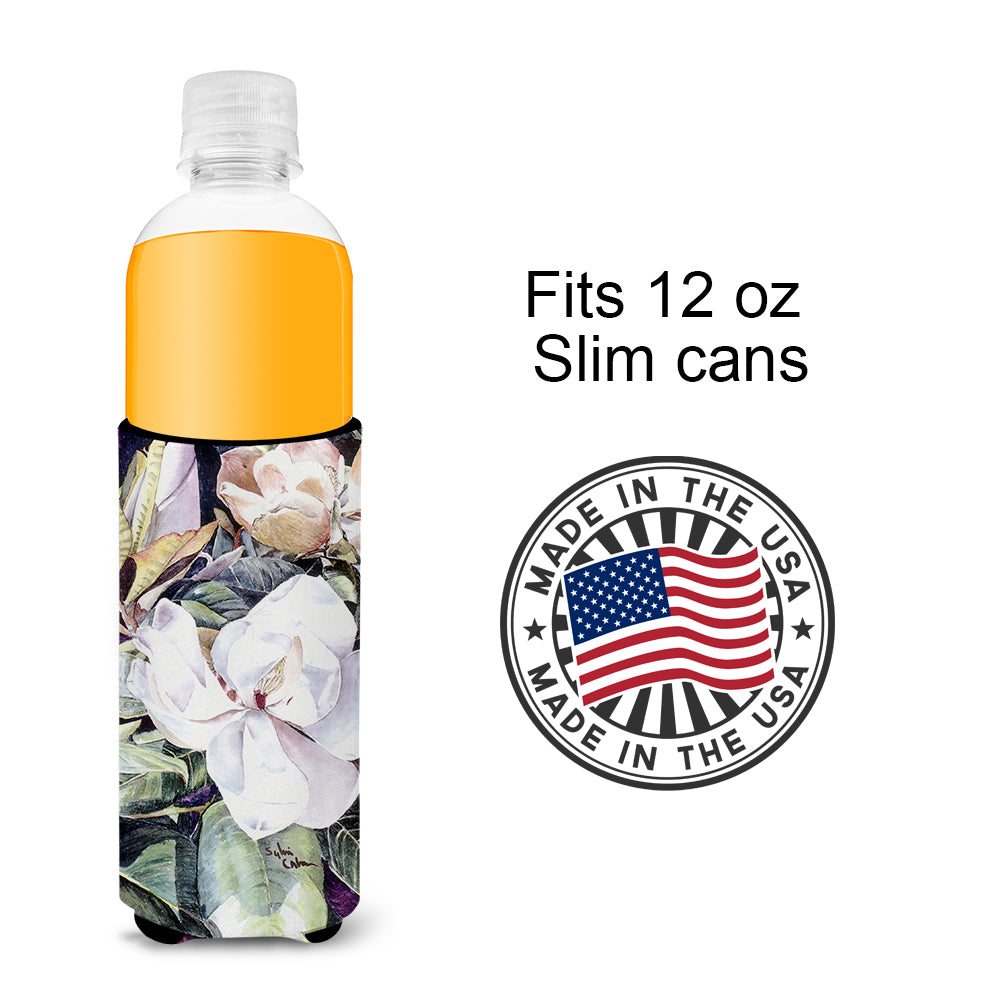 Flower - Magnolia Ultra Beverage Insulators for slim cans 8002MUK.